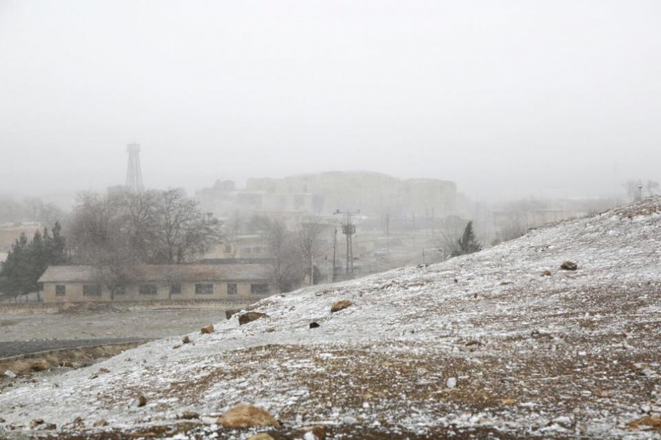 Şanlıurfa Harran'da Kartpostallık Kar manzaraları