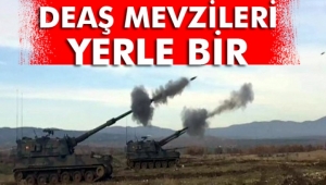 DEAŞ mevzileri imha edildi