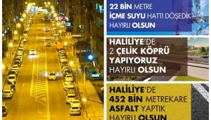 Haliliye değişimi büyükşehir ile yaşıyor