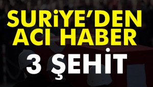 3 asker şehit oldu