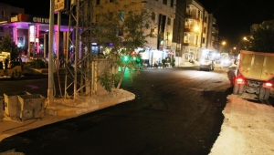 Bozova Prestij caddesi asfaltlanıyor