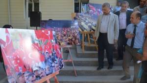 Fotoğraf sergisini gezenler o geceyi tekrar yaşadı