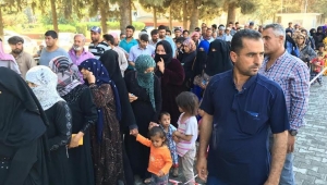 Harran'da Suriyeli ailelere gıda yardımı