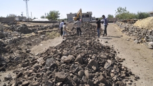 Narince Mahallesinin yolu yapılıyor