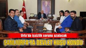 Şanlıurfa'ya Devlet Kuşu Kondu