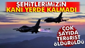 Şehitlerimizin kanı yerde kalmadı
