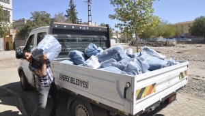 Siverek'te 50 bin Kurban atık poşeti dağıtıldı