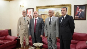 ŞUTSO Kayyum Heyetinden Vali Tuna'ya ziyaret