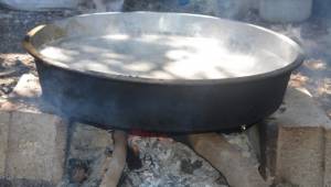 Urfa’da pekmez geleneksel yöntemlerle hazırlanıyor