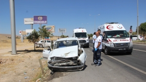 Urfa-Dıyarbakır yolunda Kaza