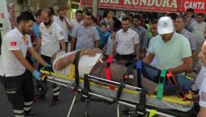 Yaya'ya çarptı darptan korkup kaçtı