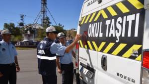 Zabıtadan okul servislerine denetim