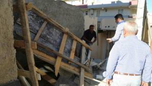 Madde bağımlılarının kullandığı metruk yapı yıkıldı