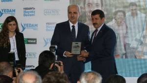 Numan Kurtulmuş'tan Mehmet Ekinci'ye plaket