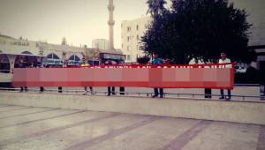 PKK Dışarı sloganlarına Tokat gibi cevap