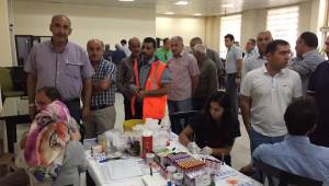 Şanlıurfa DSİ sağlık taramasından geçti