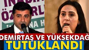 Demirtaş ve Yüksekdağ tutuklandı