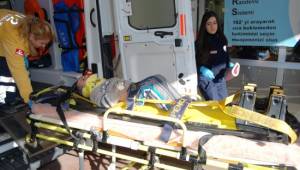 Üçüncü kattan düşen çocuk ağır yaralandı