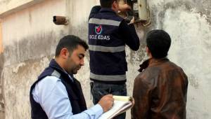 Urfa’da elektrik sayaçları kontrol edildi