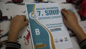 Haliliye’de deneme sınavı projesi başladı