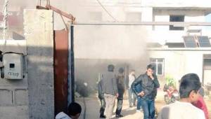 Akçakale'deki yangın büyümeden söndürüldü