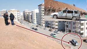 Akraba ziyaret giderken 15 metre yuvarlandılar