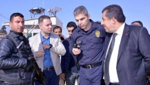 Atilla,Ceylanpınar polis kontrol noktasını ziyaret etti