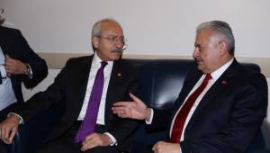 Başbakan Yıldırım, Kılıçdaroğlu ile görüştü