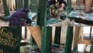 Dede Osman Avni şahidelerine bakım yapıldı