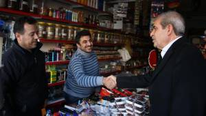 Demirkol, Devteşti esnafını ziyaret etti (Videolu Haber)