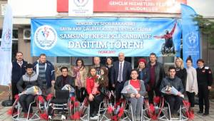 Engelli sporcular sandalyelerine kavuştu