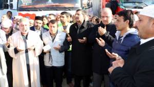 Harran'dan Halep'e 3 Tır Daha yardım gönderildi