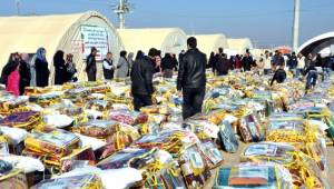 Kuveytli derneklerden 500 Suriyeliye Yardım