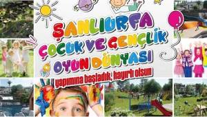 Şanlıurfa’da Çocuk ve Gençlik Oyun Dünyası parkı yapılıyor