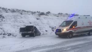 Siverek-Hilvan Yolunda kaza, 2 Yaralı