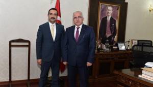 ŞUTSO Yeni meclis başkanından Vali'ye ziyaret