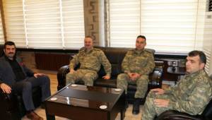 Tugay Komutanları Yosunkaya'yı ziyaret etti