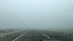 Adıyaman Şanlıurfa yolunda görüş mesafesi düştü