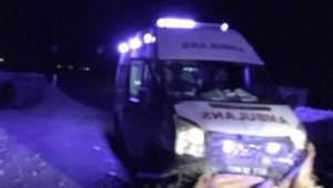 Ambulans kaza yaptı, 3 sağlık görevlisi yaralandı