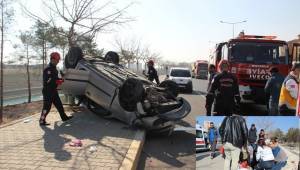 Bayan Sürücüyü Allah Korudu