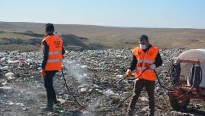 Ceylanpınar'da 2 Aşamalı Haşere mücadelesi