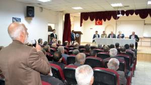 Kaymakam Perçi,Muhtarların sorunlarının,taleplerini dinledi