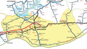 Şanlıurfa Karayolunda Elektrik kesintisi