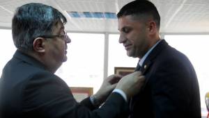 THK Genel Başkanı Atılgan’dan Keşküş’e altın rozet