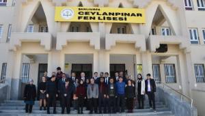 Vali Tuna Ceylanpınar Fen Lisesi Öğrencilerini ziyaret etti