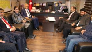 Gülpınar, Haliliye Belediyesini ziyaret etti