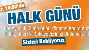Haliliye’de Halk Günü toplantısı yarın yapılacak
