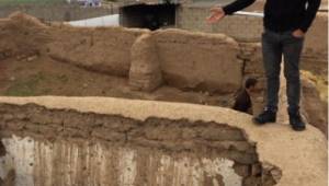 Kızıltepe'de bir ahır çöktü