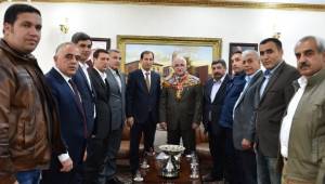 Şanlıurfa Türkmenler Birliği Vali Tuna'yı ziyaret etti