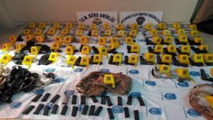 69 Kaçak Tabanca Yakalandı, 3 Gözaltı